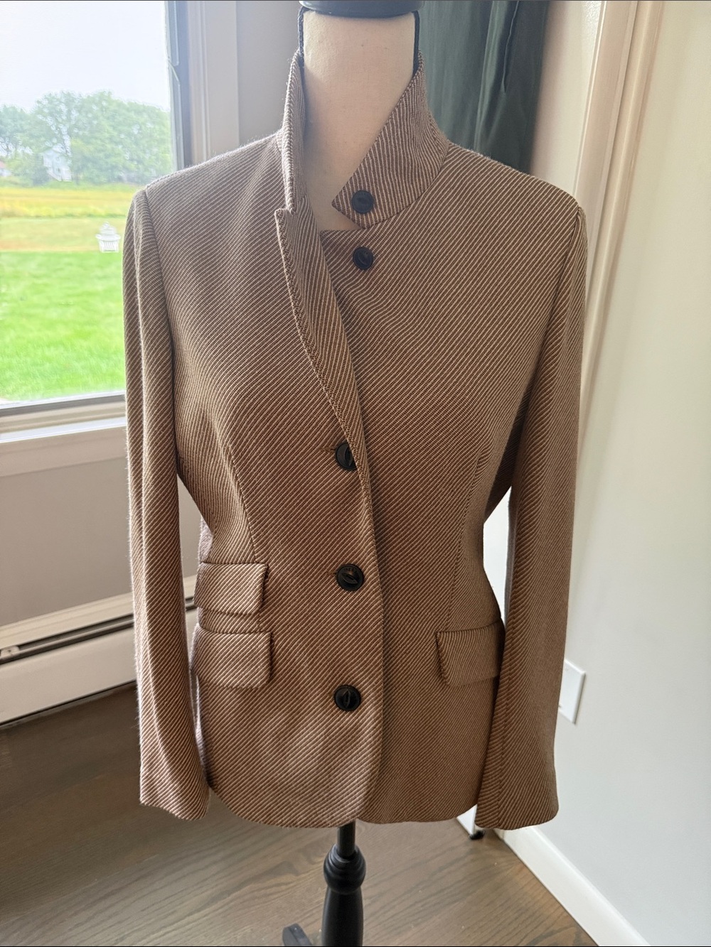 rag & bone Women's Slade Blazer - Tan Herringbone